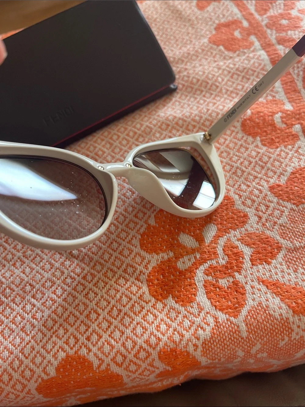 Fendi cateye sunglasses & case